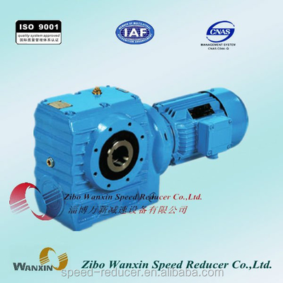 K Series Helical Bevel Gear Motor For Elevator Gearbox Reducer WF Series